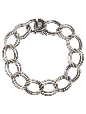 Tiffany & Co Vintage Twist Double Bracelet Silver